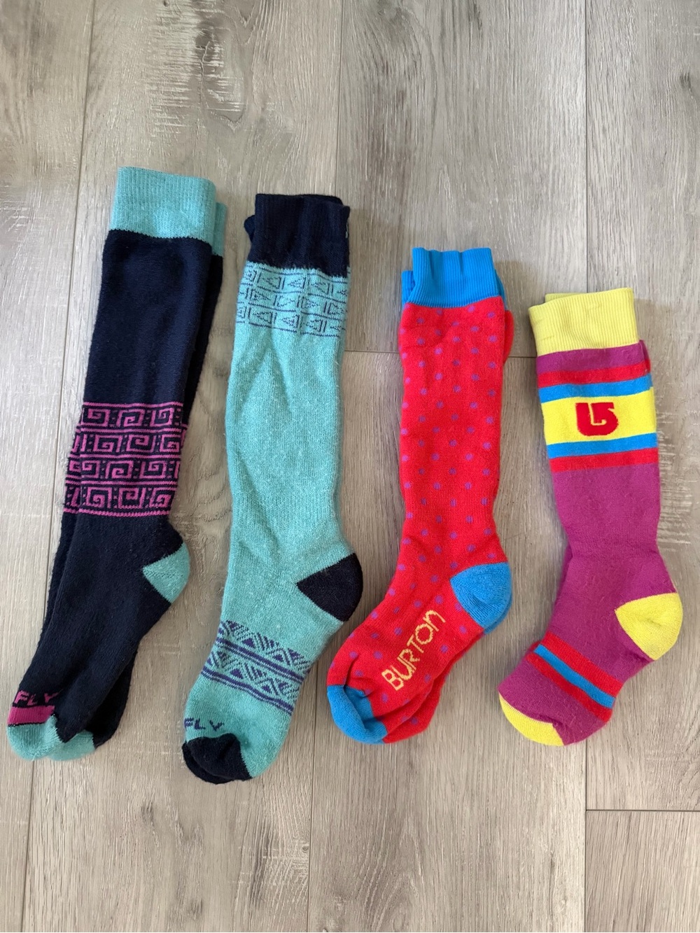 Burton Multicolor Patterned Women’s Snow Socks - Firefly Socks